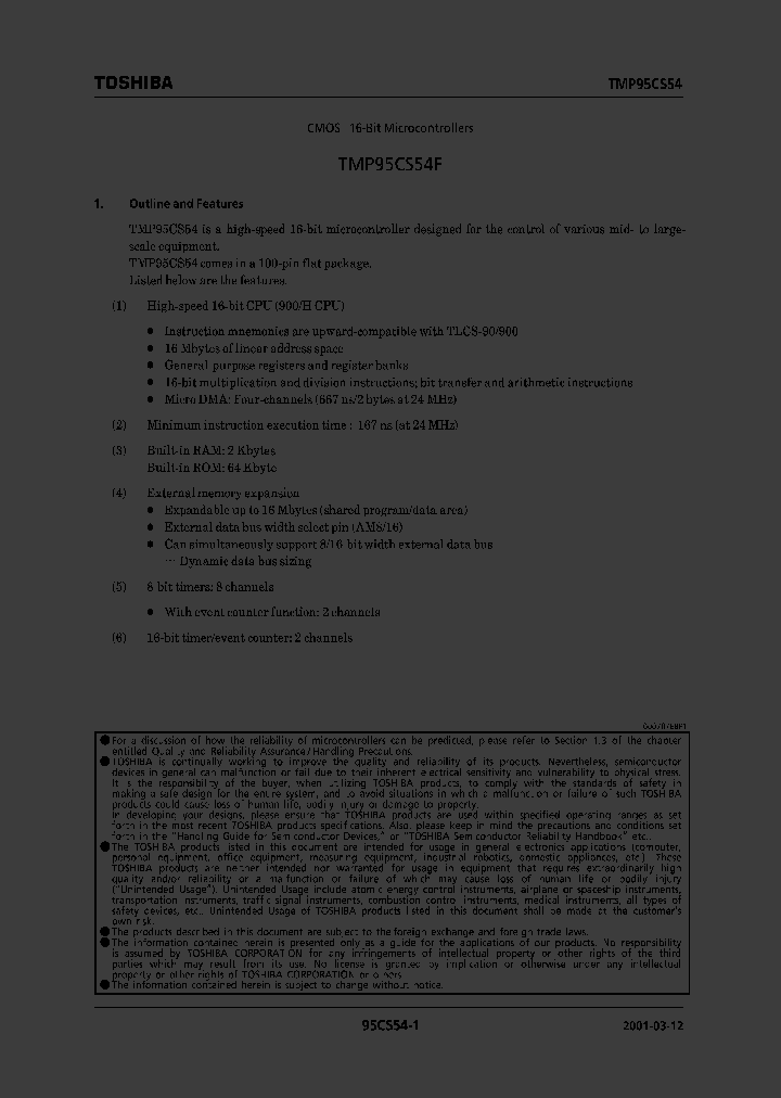 E01031295CS54SUMMARY_979448.PDF Datasheet