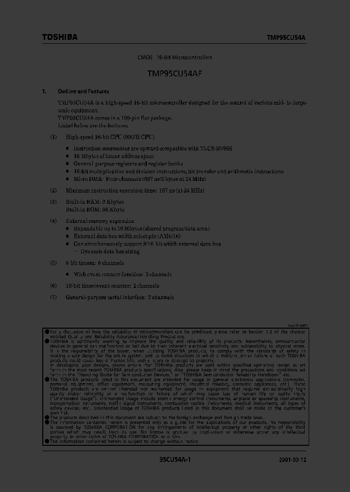 E01031295CU54ASUMMARY_979449.PDF Datasheet