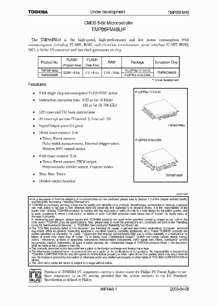 E03040886FM48SUMMARY_979497.PDF Datasheet