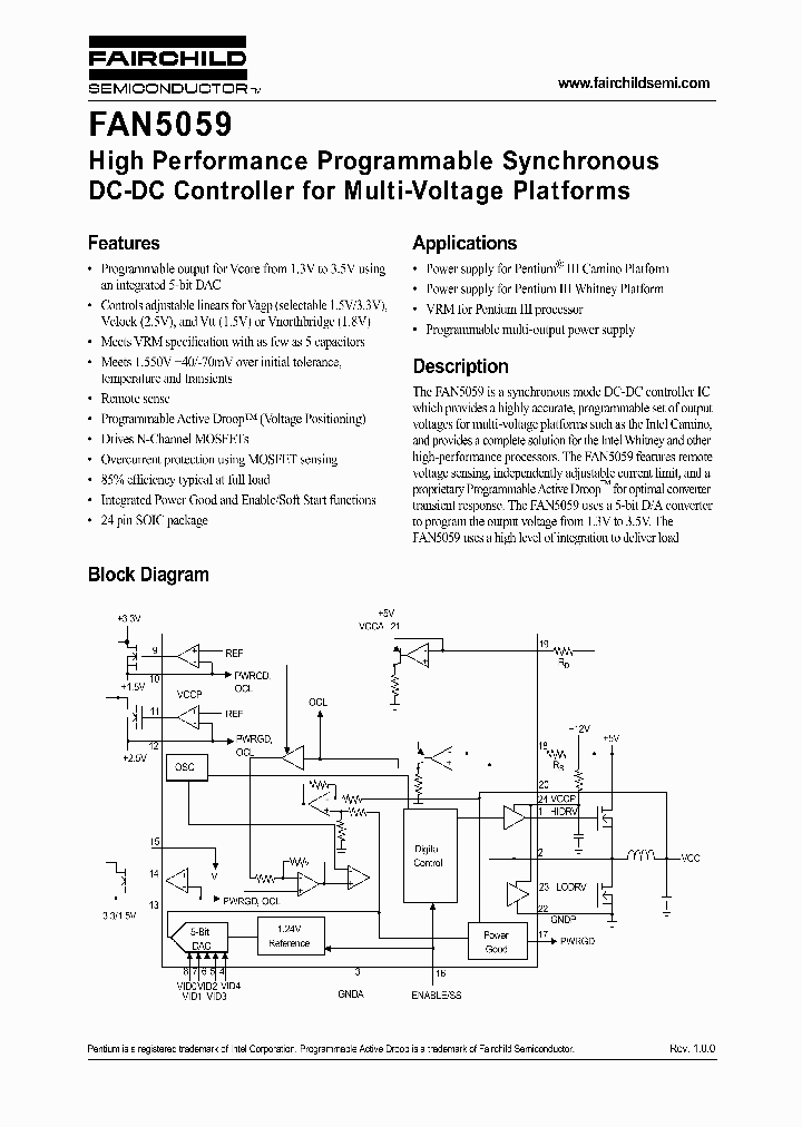 FAN5059_983925.PDF Datasheet