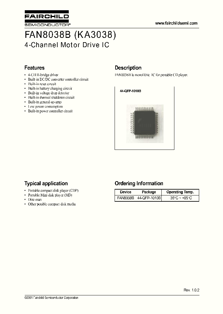 FAN8038BKA3038_983962.PDF Datasheet