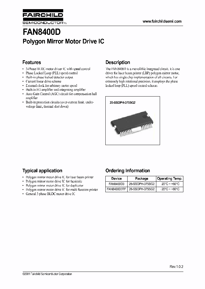 FAN8400D_983969.PDF Datasheet