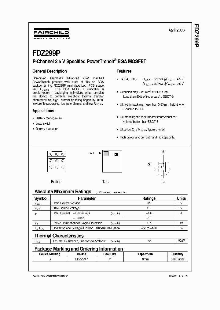 FDZ299P_984056.PDF Datasheet