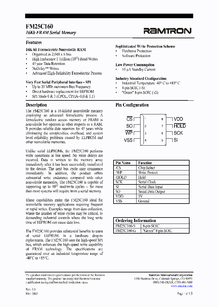 FM25C160DSR30_984128.PDF Datasheet