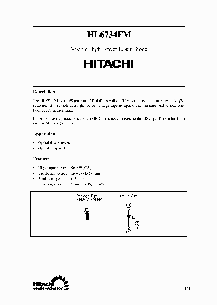 HL6734FM_986214.PDF Datasheet