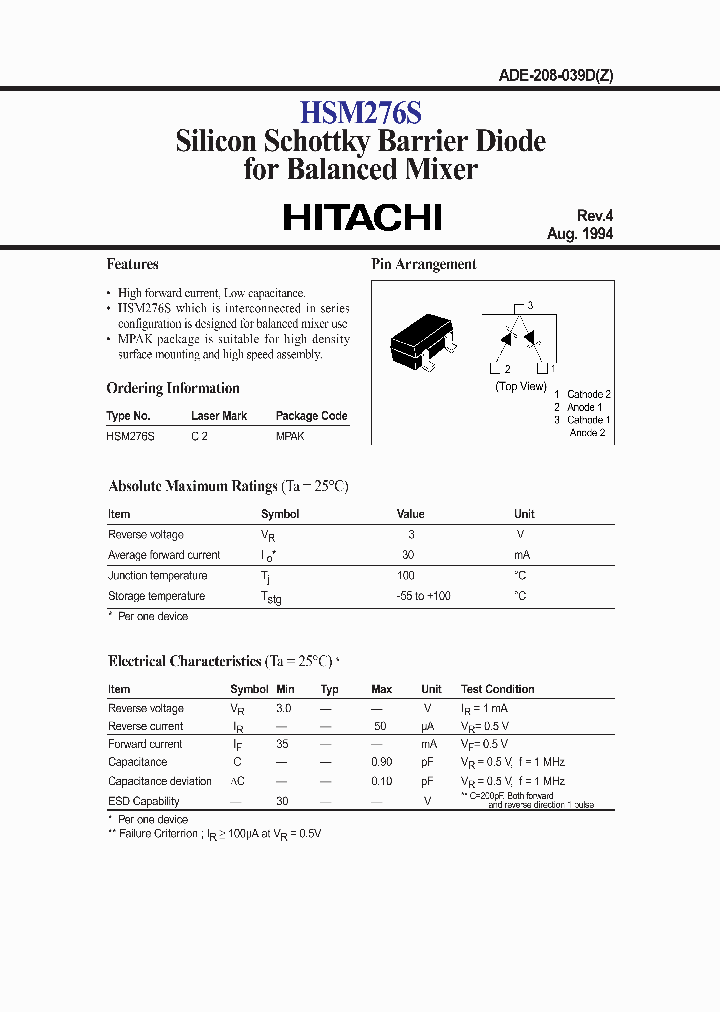 HSM276S_986356.PDF Datasheet