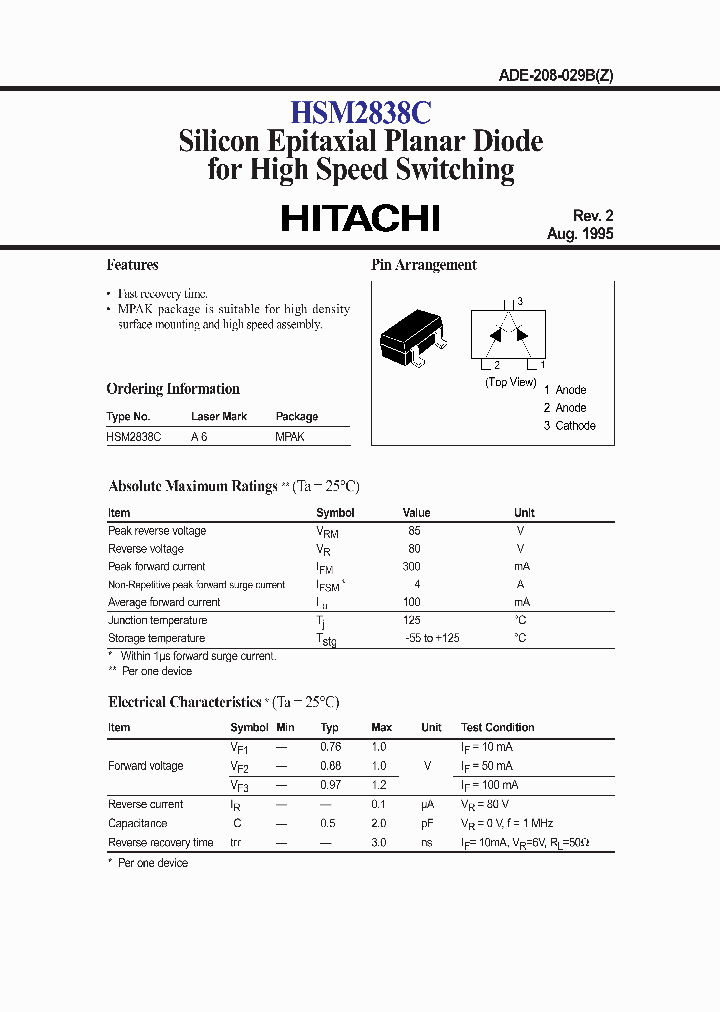 HSM2838C_986359.PDF Datasheet