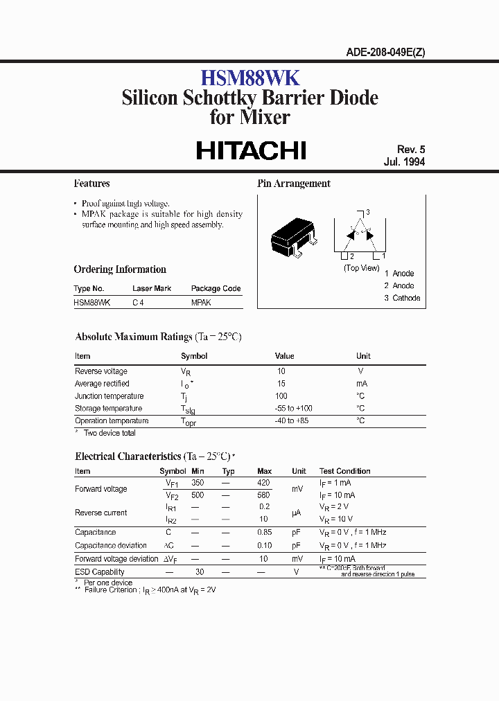 HSM88WK_986364.PDF Datasheet