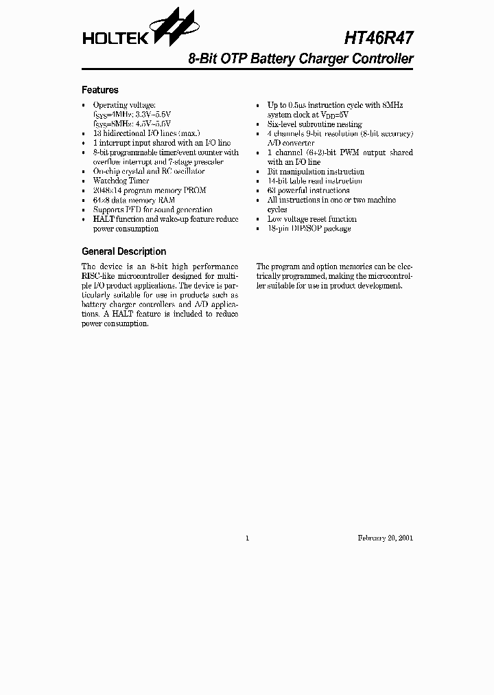 HT46R47_986404.PDF Datasheet