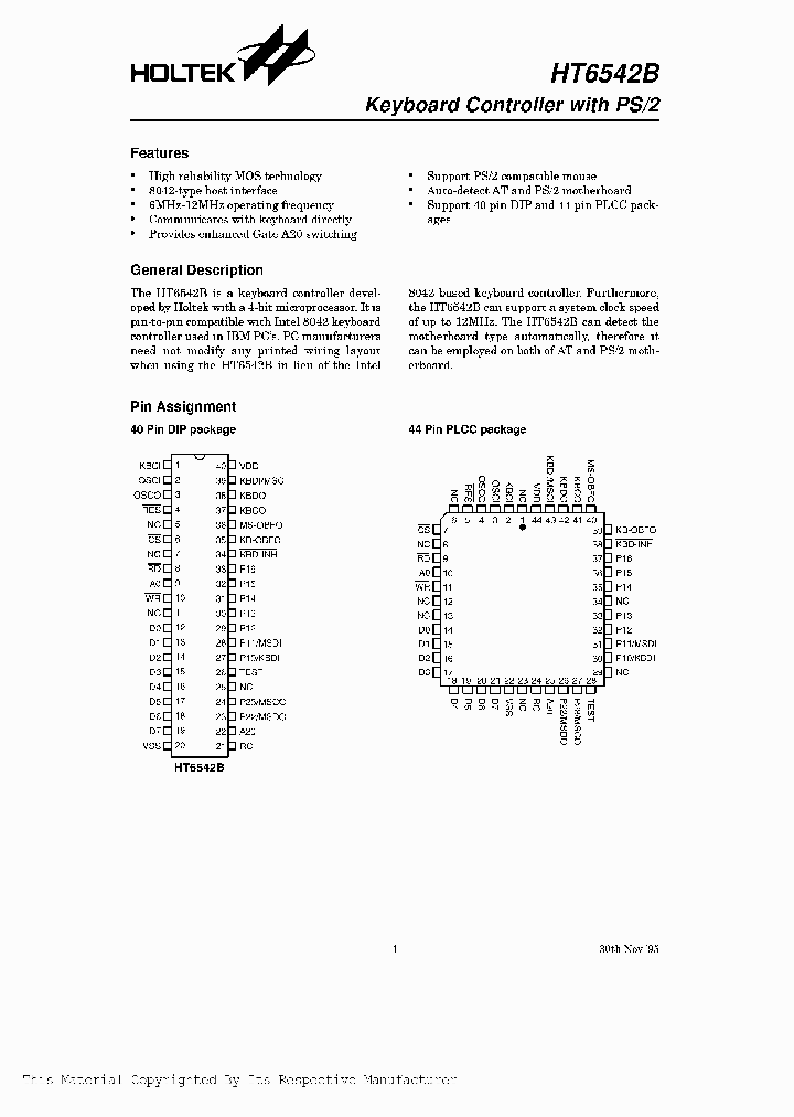 HT6542B40DIP_986422.PDF Datasheet