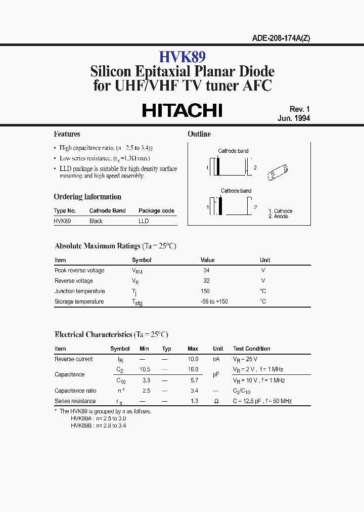 HVK89_986518.PDF Datasheet