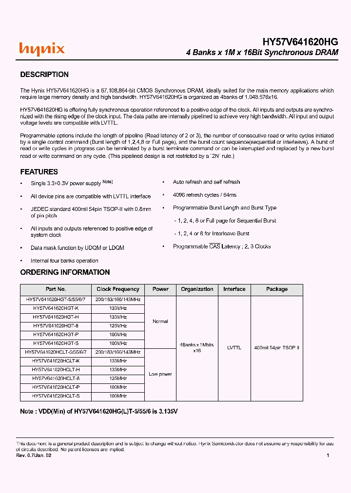 HY57V641620HGT-7_986581.PDF Datasheet