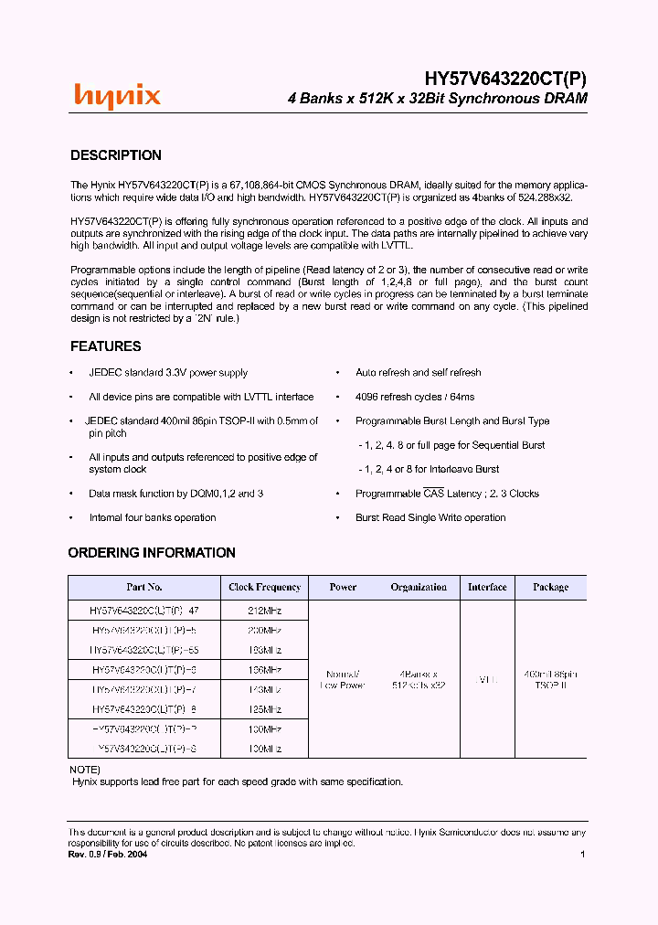 HY57V643220CT-6_986583.PDF Datasheet