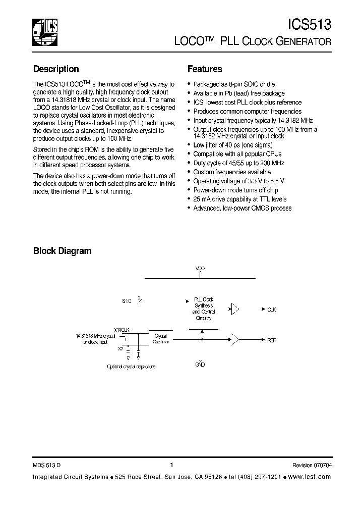 ICS513_986713.PDF Datasheet