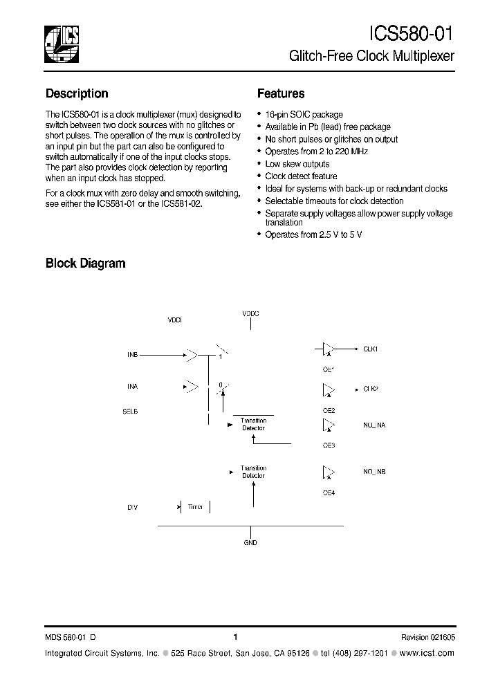 ICS58001_986727.PDF Datasheet