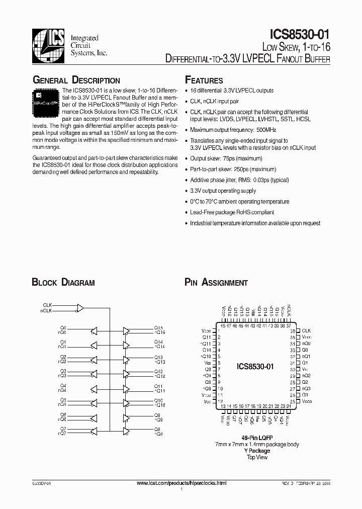ICS8530-01_986840.PDF Datasheet