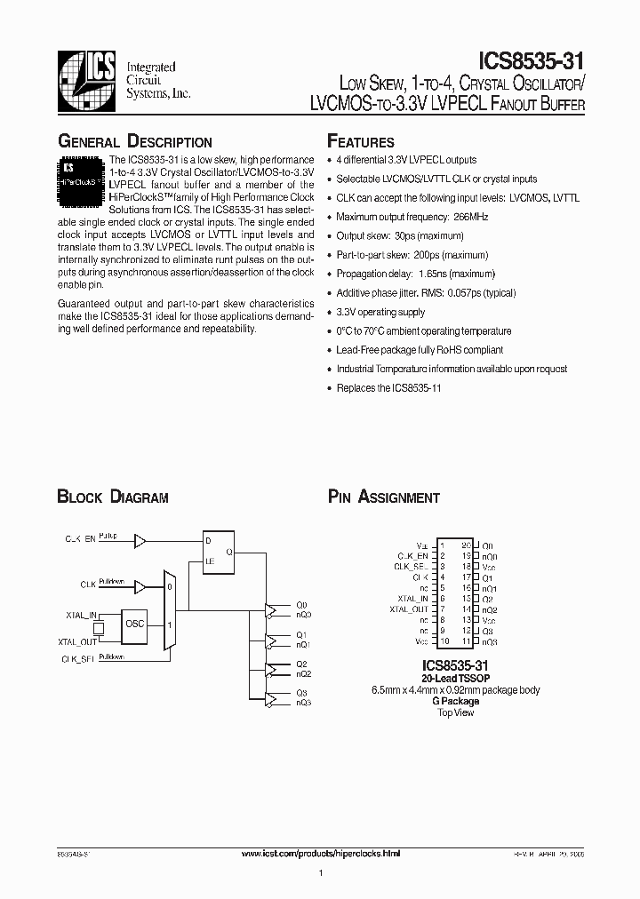 ICS8535-31_986871.PDF Datasheet
