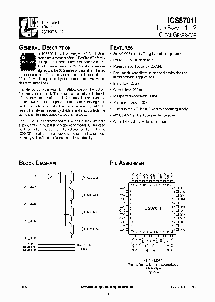 ICS8701I_986900.PDF Datasheet
