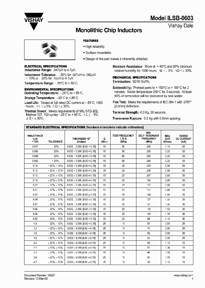 ILSB-0603_987213.PDF Datasheet