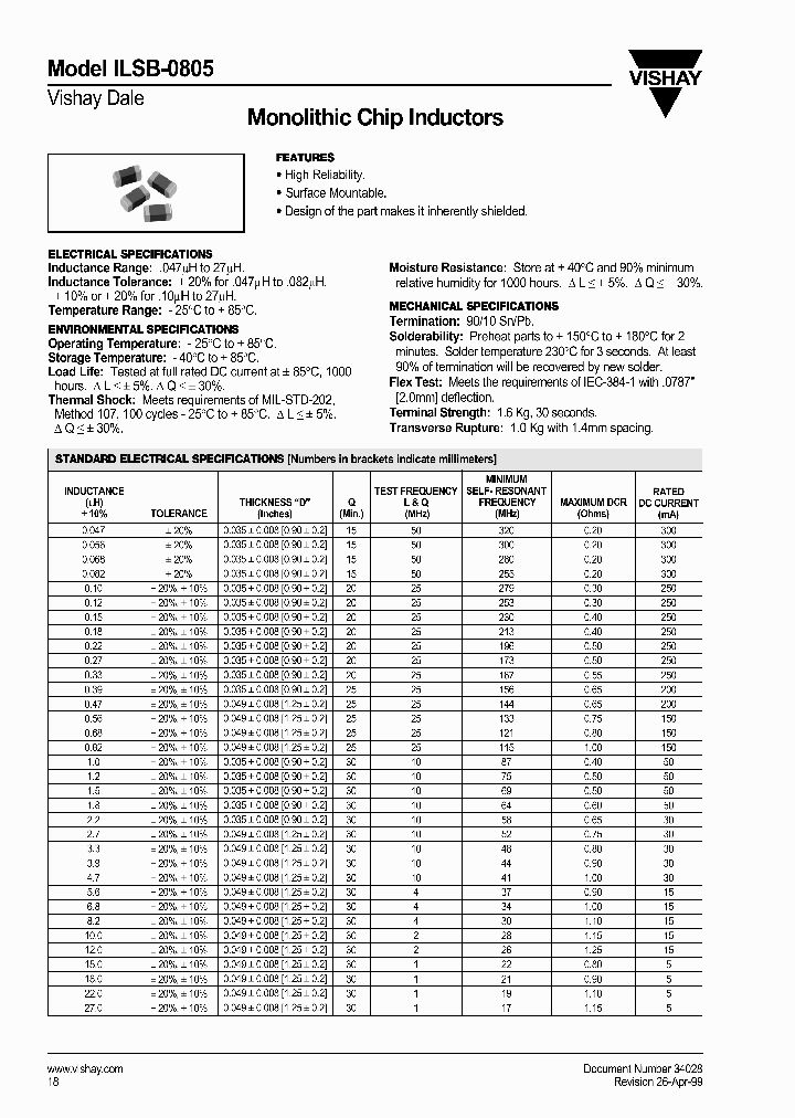 ILSB-0805_987214.PDF Datasheet