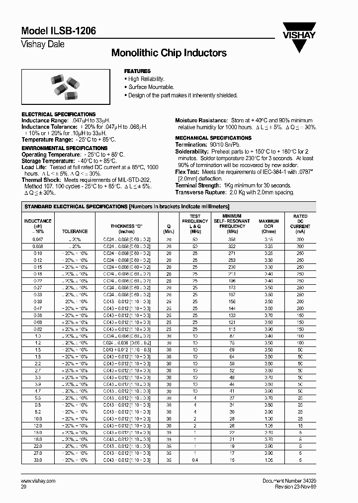 ILSB-1206_987215.PDF Datasheet