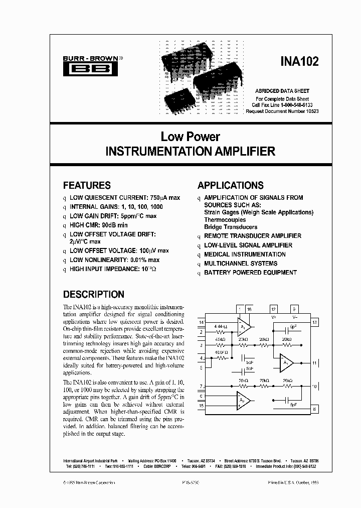 INA102_987296.PDF Datasheet