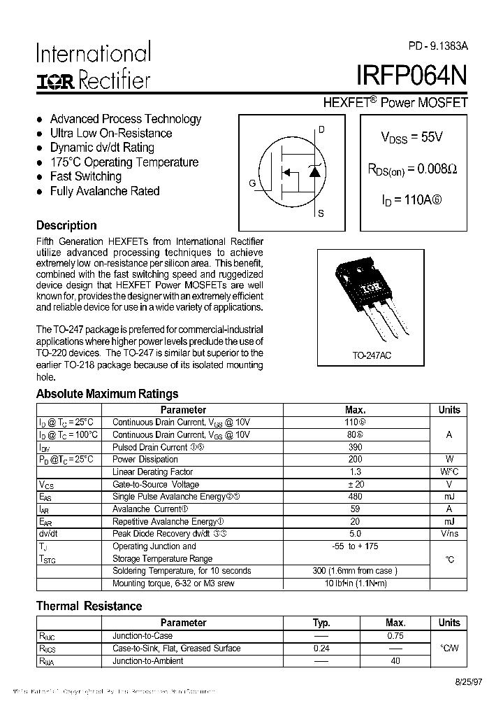 IRFP064N_987424.PDF Datasheet