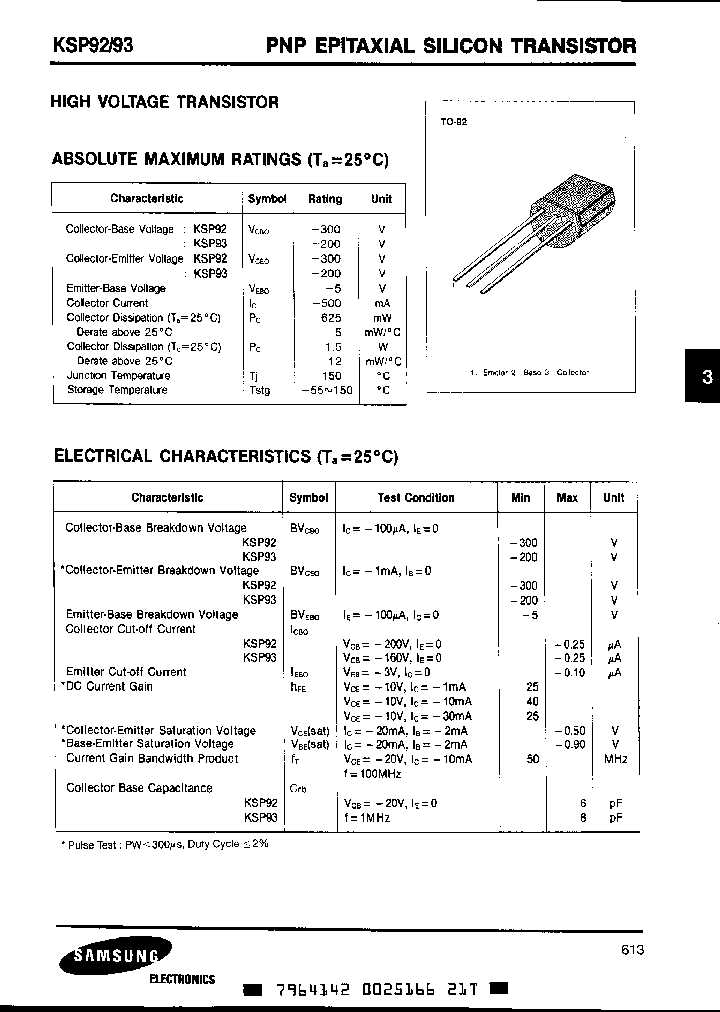 KSP-92_988022.PDF Datasheet