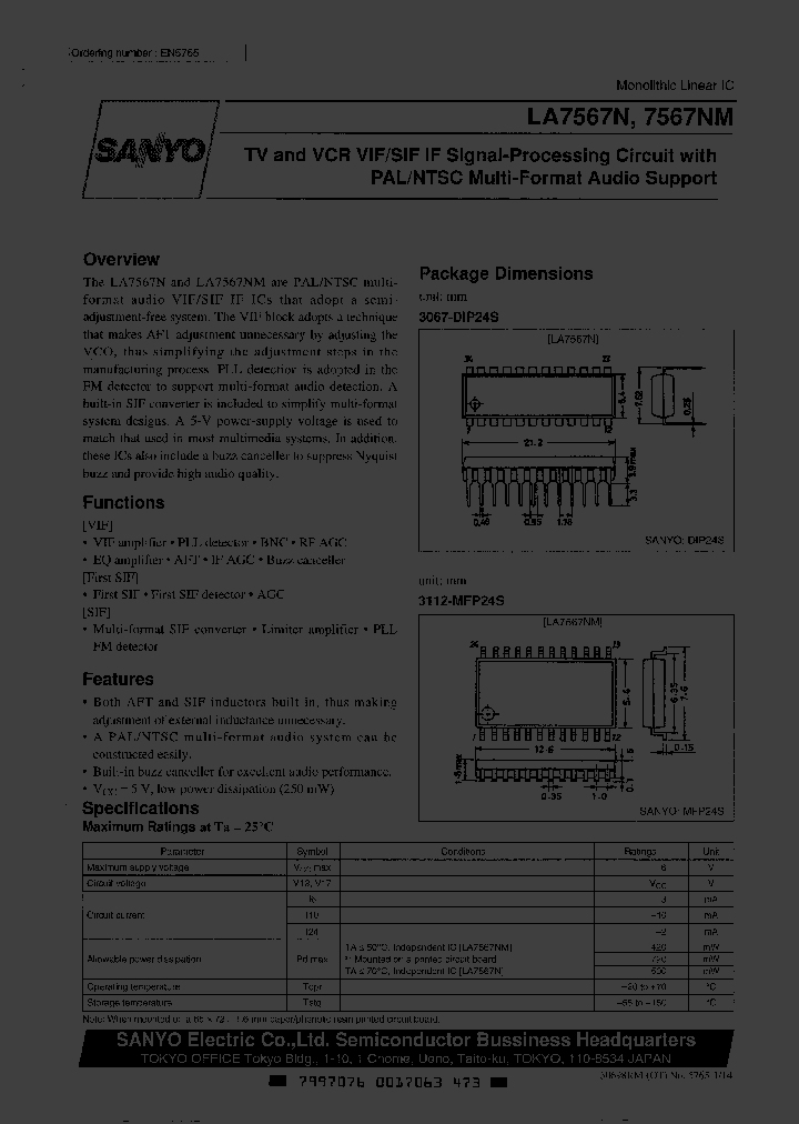 LA7567N_988161.PDF Datasheet