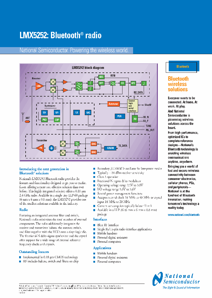 LMX5252_988600.PDF Datasheet