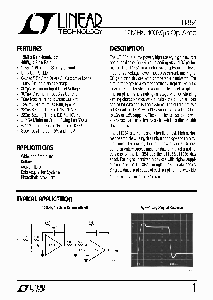 LT1354_989085.PDF Datasheet