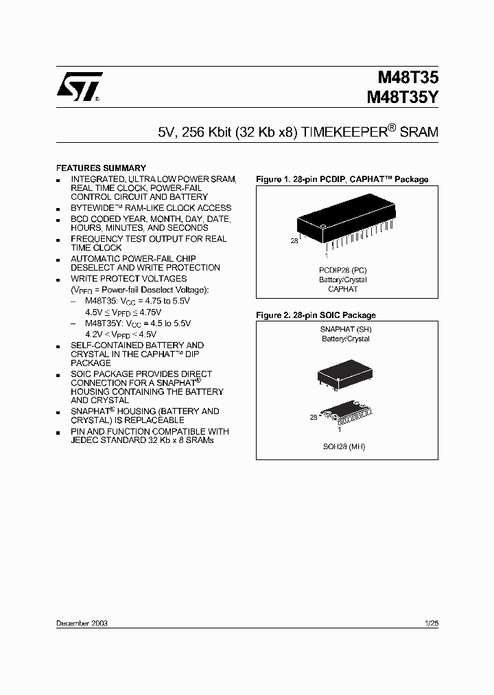 M48T35Y70PC1_989346.PDF Datasheet