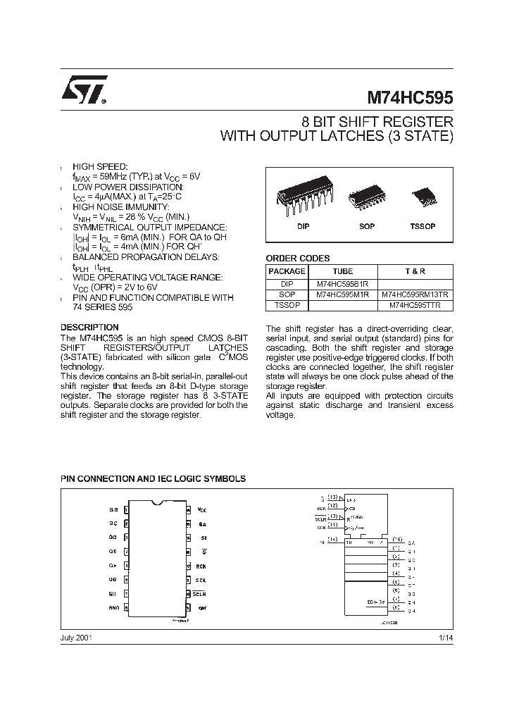 M74HC595B1R_989730.PDF Datasheet
