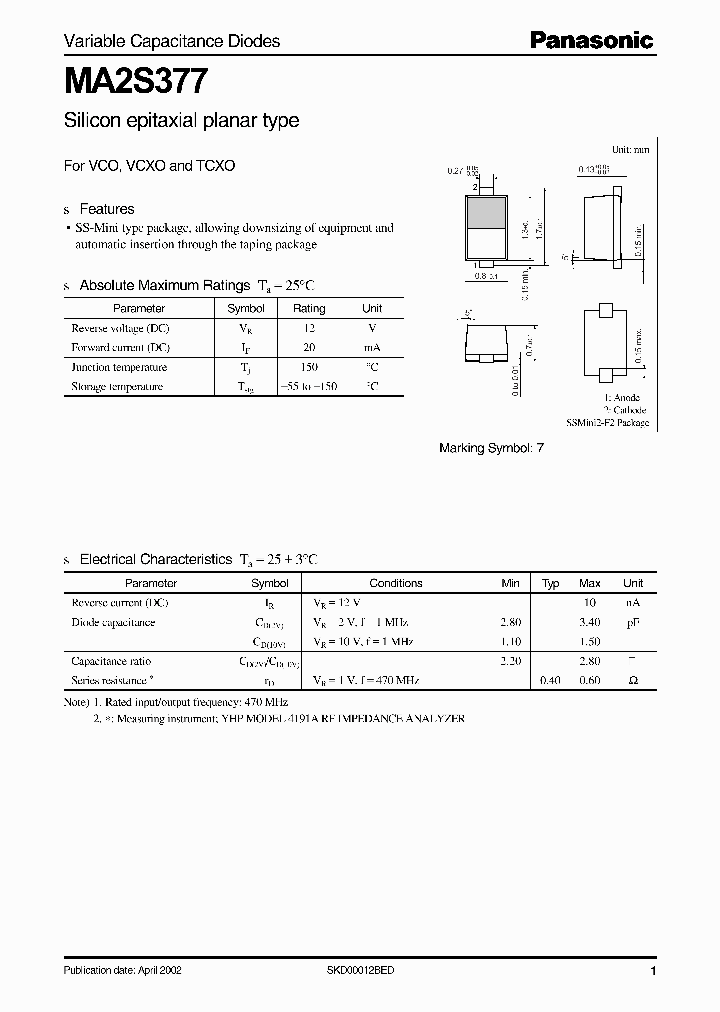 MA2S377_989839.PDF Datasheet