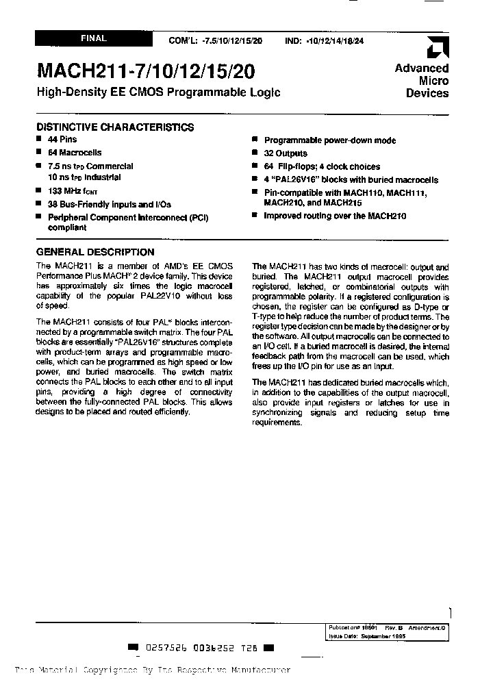 MACH211-10JC_989964.PDF Datasheet