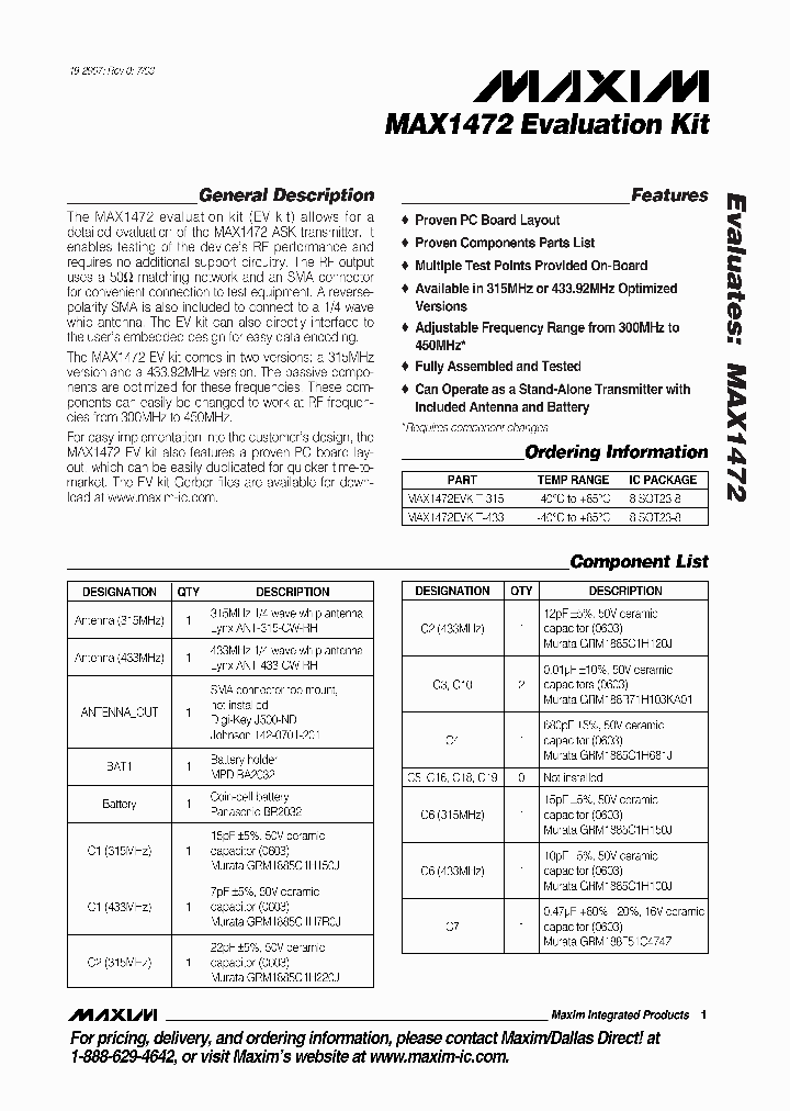 MAX1472EVKIT_990051.PDF Datasheet