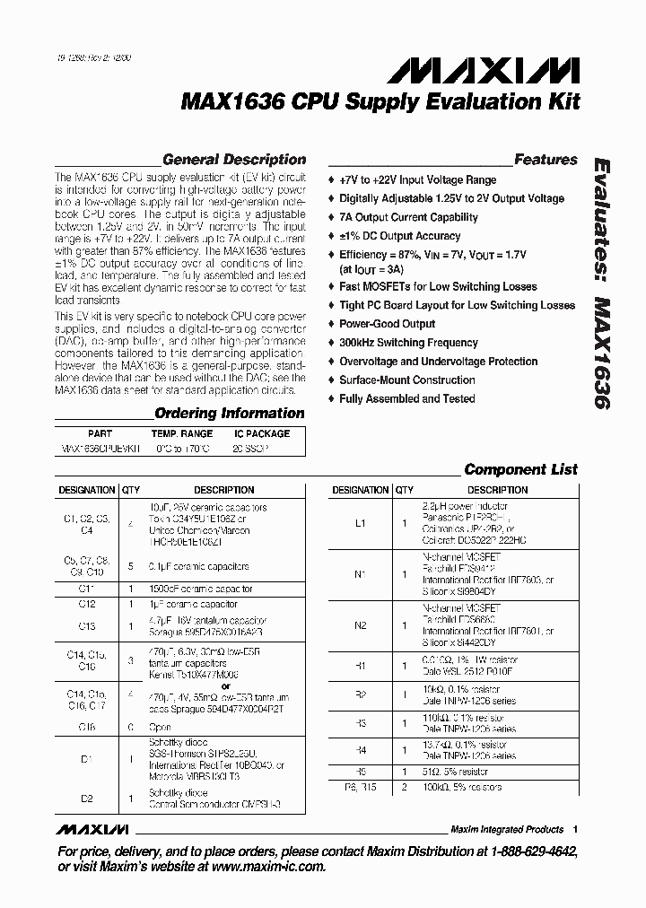 MAX1636CPUEVKIT_990087.PDF Datasheet