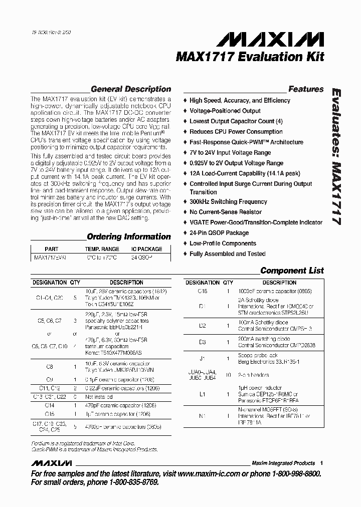 MAX1717EVKIT_990120.PDF Datasheet