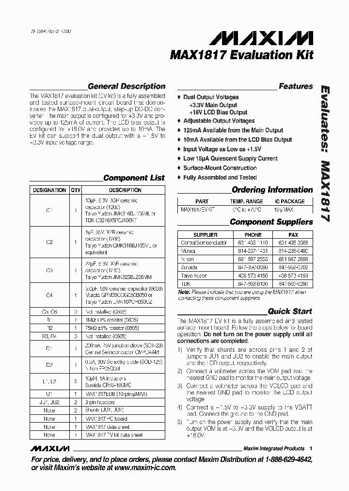 MAX1817EVKIT_990155.PDF Datasheet