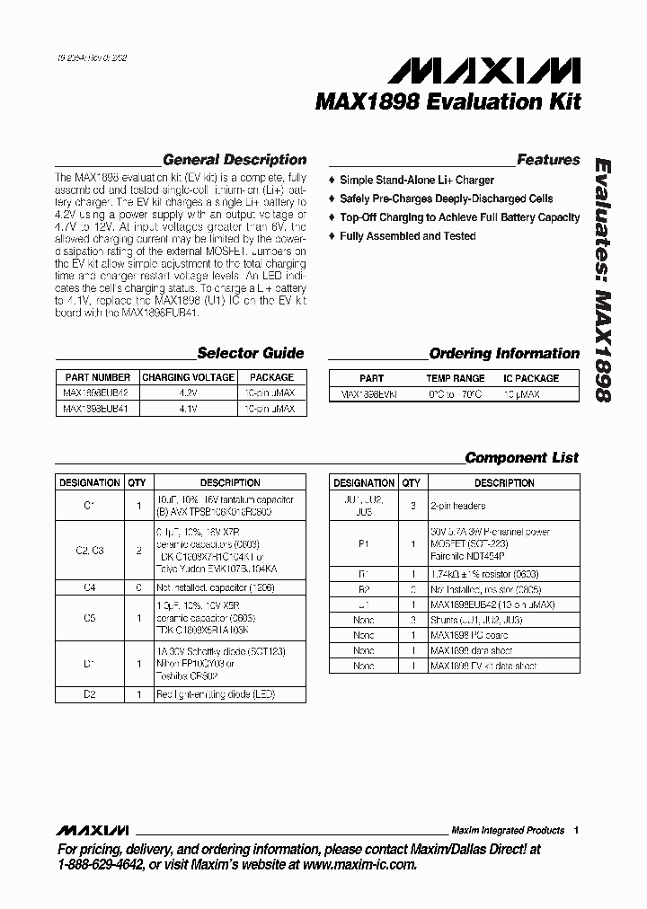 MAX1898EVKIT_990183.PDF Datasheet
