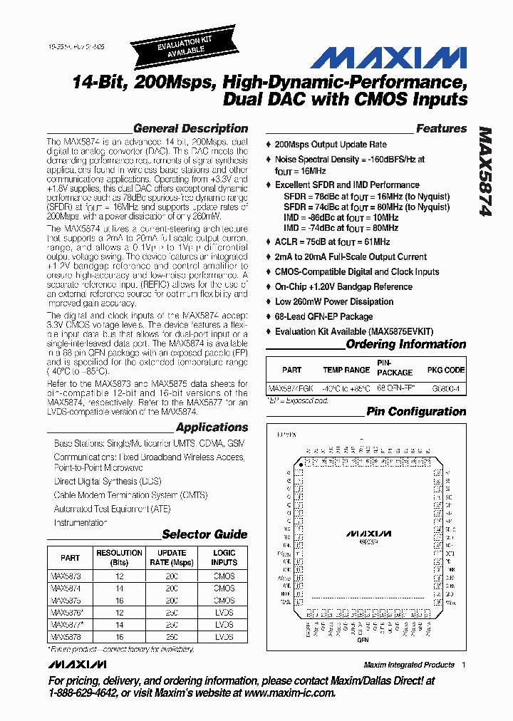 MAX5874_990488.PDF Datasheet