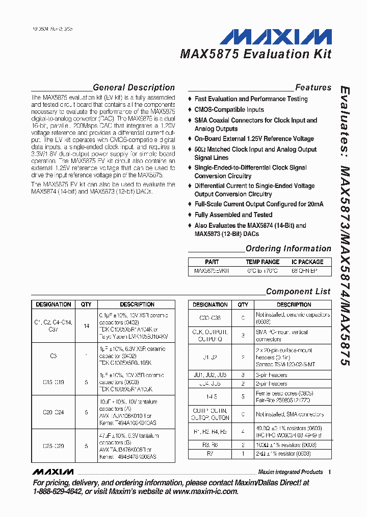MAX5875EVKIT_990490.PDF Datasheet