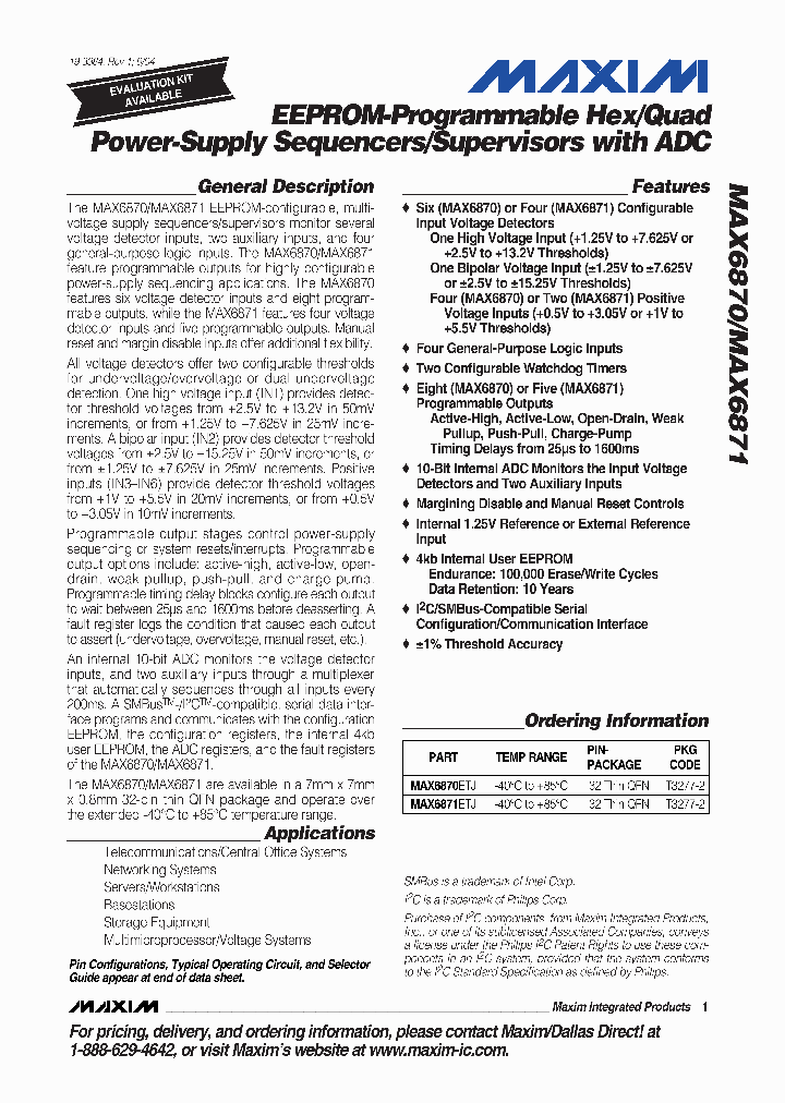 MAX6870-MAX6871_990567.PDF Datasheet