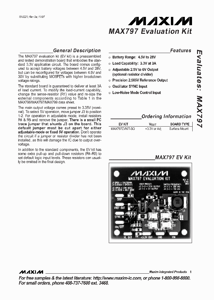 MAX797EVKIT_990603.PDF Datasheet