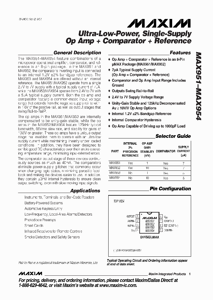 MAX951-MAX954_990679.PDF Datasheet