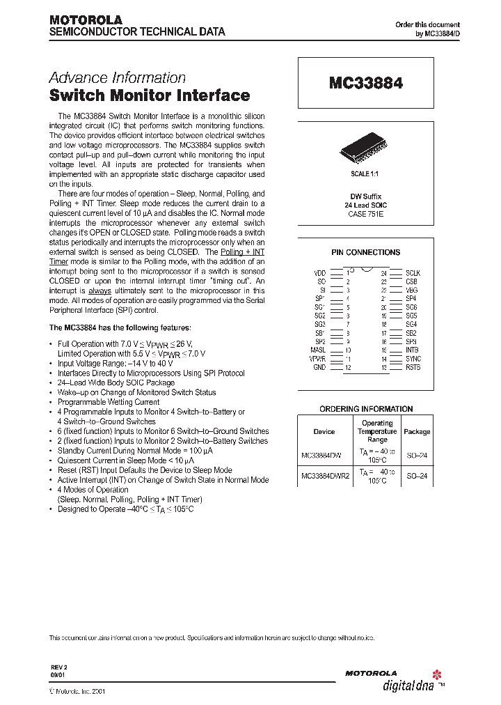 MC33884_990911.PDF Datasheet