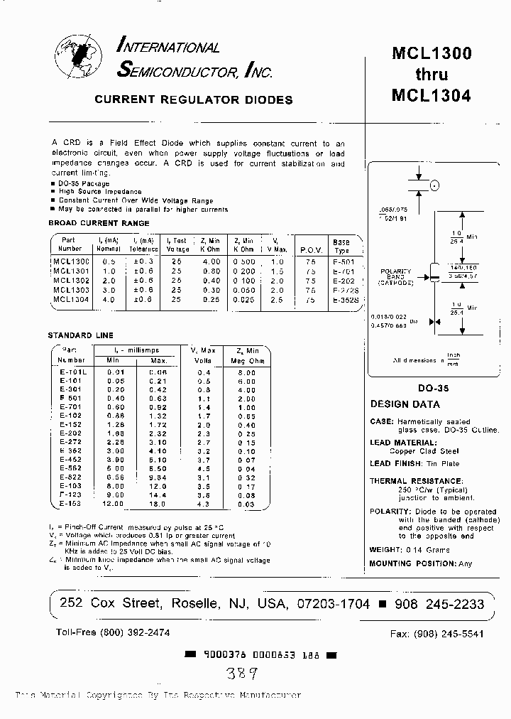 MCL1300_991065.PDF Datasheet