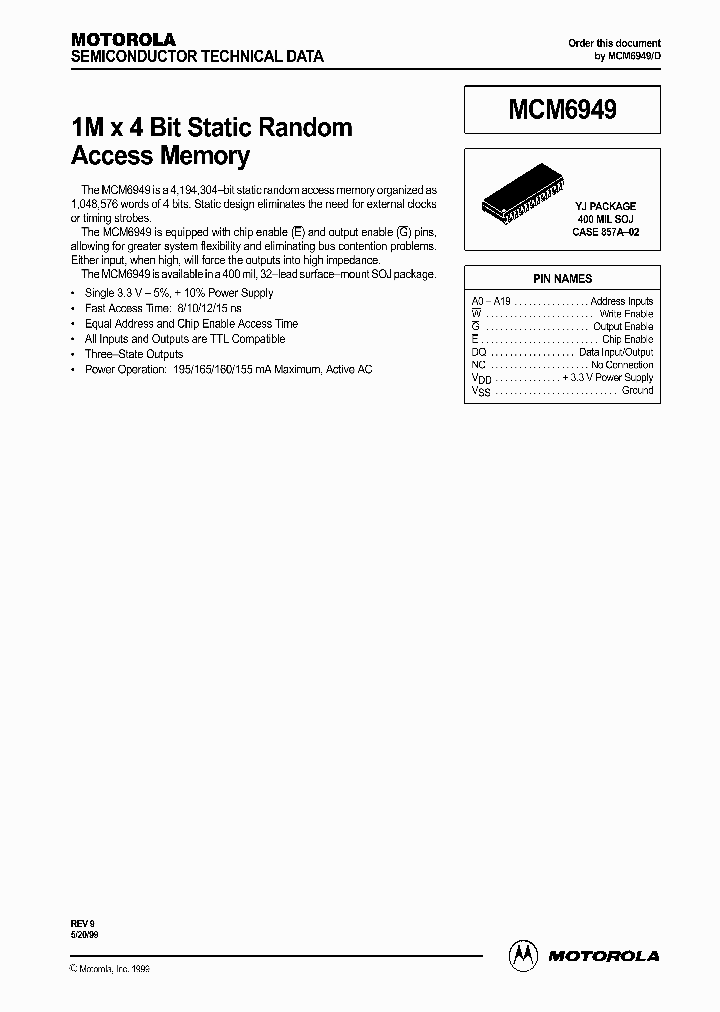 MCM6949_991091.PDF Datasheet