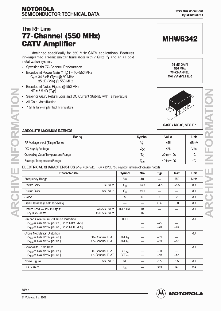 MHW63420_991290.PDF Datasheet