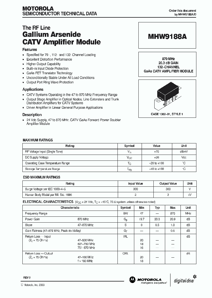 MHW9188A_991299.PDF Datasheet